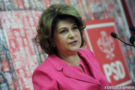 Rovana Plumb, assigned interim president of the Social Democratic Party