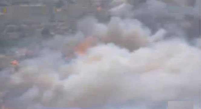 Incendiu masiv de vegetaţie în Grecia. Sute de turişti, evacuaţi