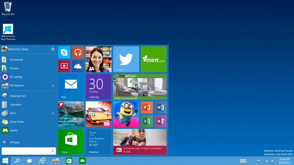 Windows 10 este disponibil şi reprezintă un pas mare în faţă, comparativ cu versiunea anterioară