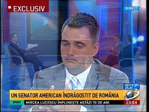 Daily Summary. An American senator in love with Romania