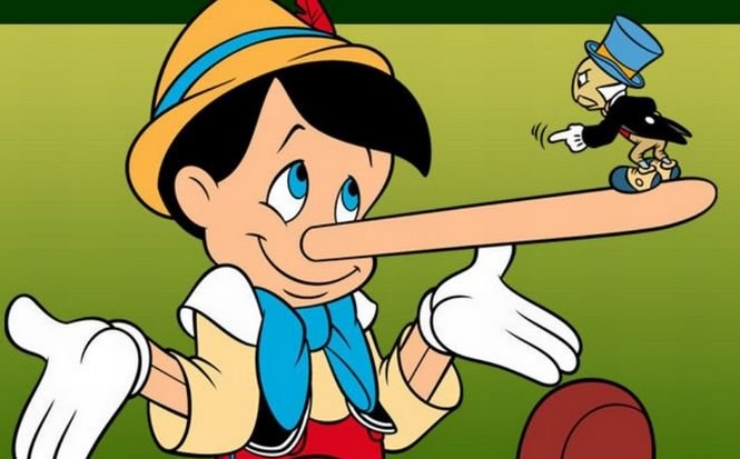 Pinocchio este adolescent. Când mint oamenii cel mai mult