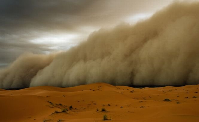 O furtună de nisip o lovit Iordania