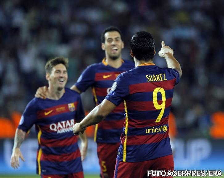 Supercupa Europei. Barcelona câştigă dramatic un meci cu 9 goluri - VIDEO