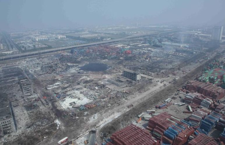 Armata chineză a dezvăluit ce se afla în depozitele care au explodat la Tianjin
