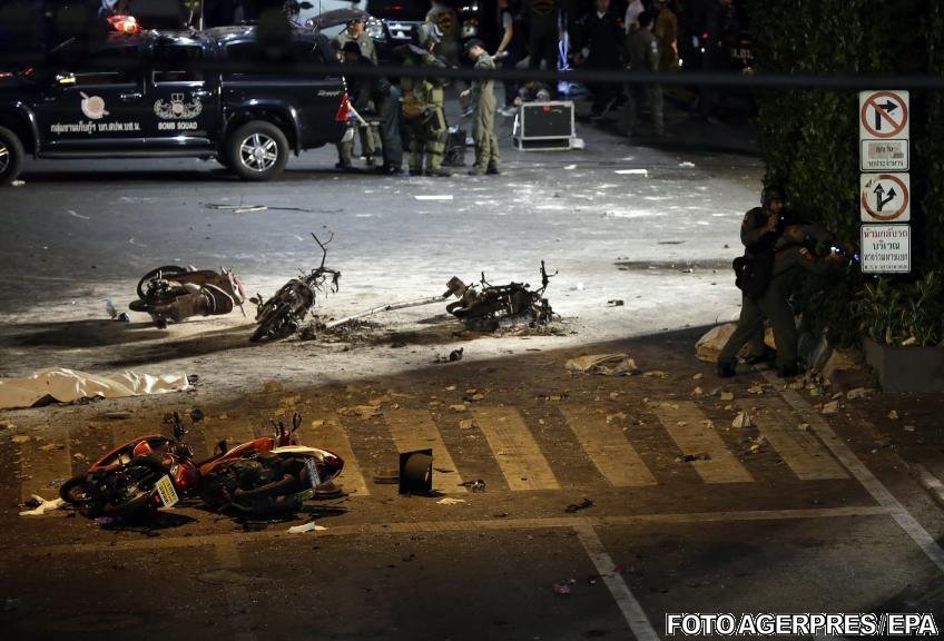 Explozie puternică în centrul Bangkokului. Cel puţin 12 morţi - VIDEO