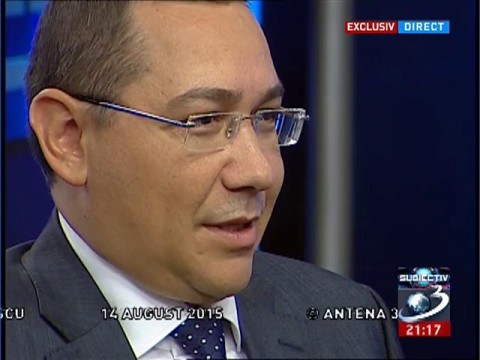 Victor Ponta: &quot;I wanted to give up premiership&quot;