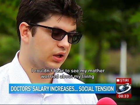 Doctor's salary increases...social tension