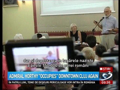 Admiral Horty &quot;occupies&quot; downtown Cluj again