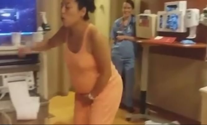 Ce a făcut această femeie în spital, înainte de a naște, este uimitor. Și foarte amuzant
