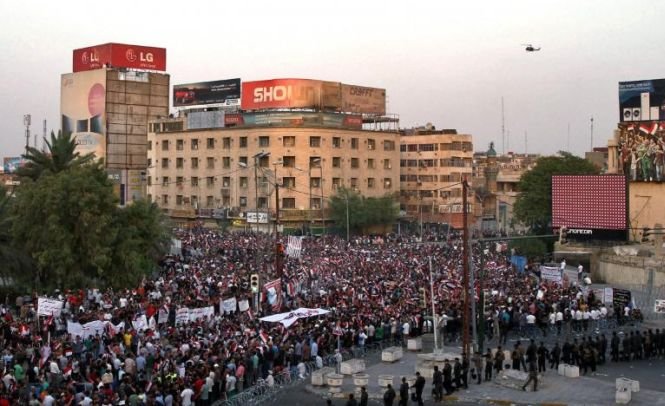 Proteste de amploare în Irak. Mii de oameni au ieşit pe străzi