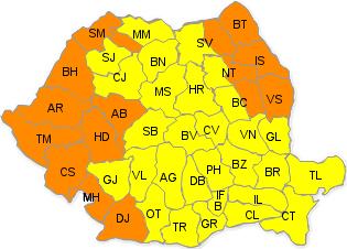 Avertizare ANM: Cod portocaliu de caniculă în vestul şi nord-estul ţării  325593