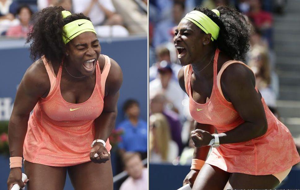VIDEO Serena Williams, ieşire agresivă în semifinala de la US Open: &quot;Yes bitch, yes!&quot;