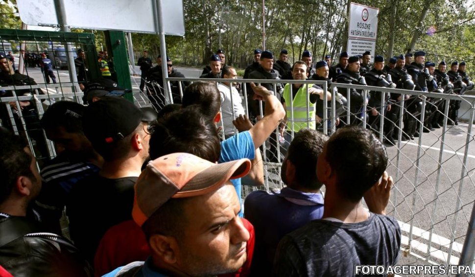 Criza refugiaţilor. Ce se întâmplă acum la frontiera sârbo-ungară