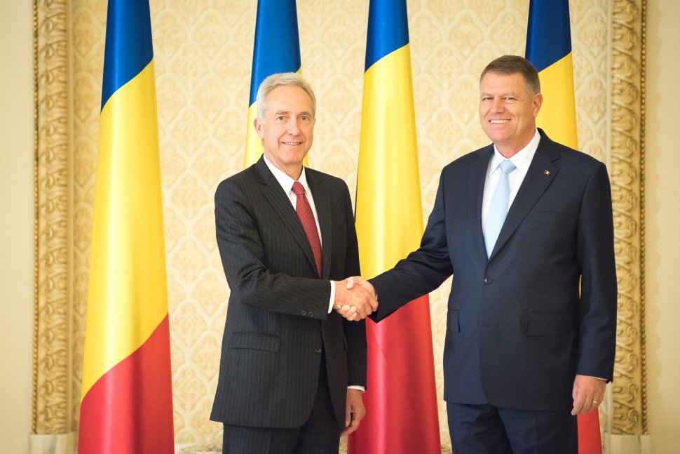 Ambasadorul SUA la Bucureşti, primit la Cotroceni de preşedintele Klaus Iohannis