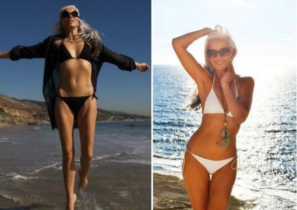 Apariţie uluitoare. Lucrează ca model la vârsta la care ar trebui să-şi plimbe nepoţii. Care e secretul ei 329767