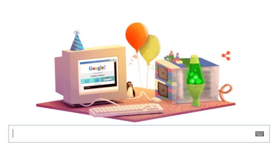 ANIVERSARE GOOGLE. Ce sărbătorește Google
