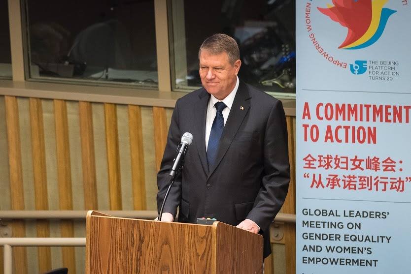 Iohannis speaks before un general assembly