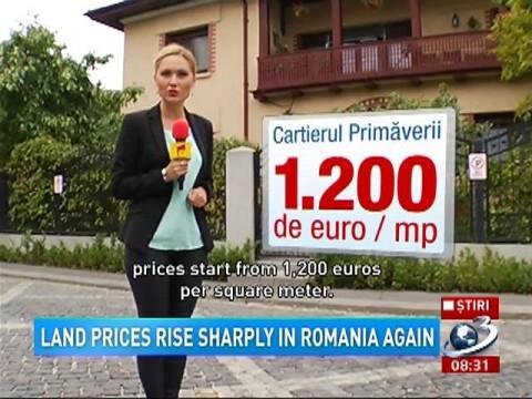 Land prices rise sharply in Romania again
