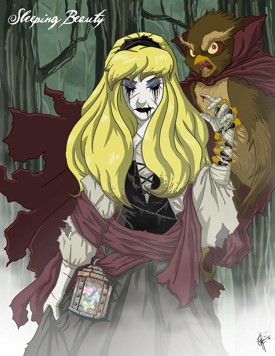 Interzis copiilor! Cum arată prinţesele Disney, după o transformare malefică în Photoshop - GALERIE FOTO 332320