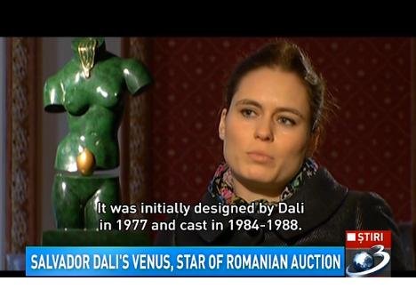 Salvador Dali's Venus, star of romanian auction