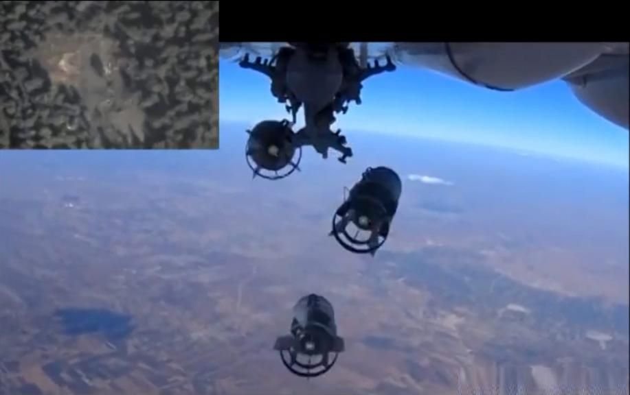 Avioane ruseşti de vânătoare au bombardat ţinte în Palmira şi Alep
