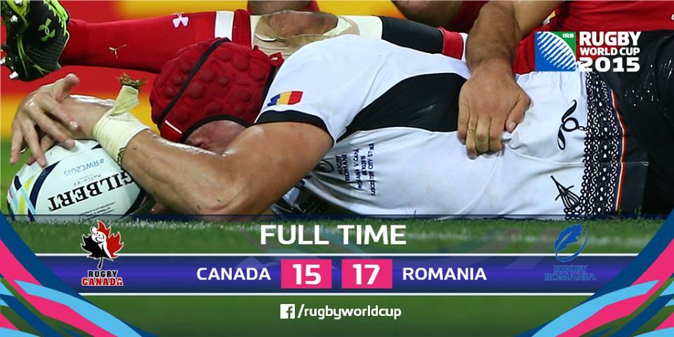 România, victorie de senzaţie cu Canada (17-15), la Cupa Mondială de rugby 2015  333763