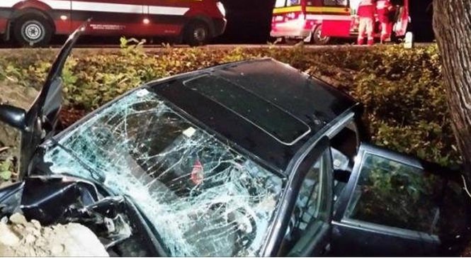 Accident violent. Şoferul a murit pe loc, iar pasagerul din dreapta este grav rănit – VIDEO