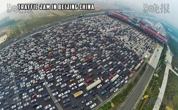 Credeai că traficul din România este infernal! Ce se întâmplă în China depăşeşte orice imaginaţie!