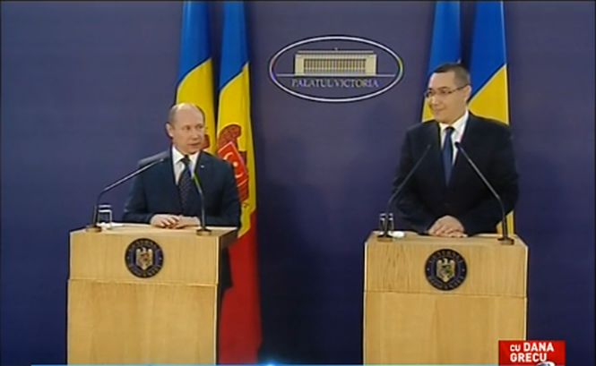 Valeriu Streleţ, primit de Ponta: Vreau să mulţumesc pentru acest gest de susţinere a Republicii Moldova