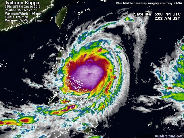 Alertă de taifun în Filipine. Vântul atinge viteza de 160 de kilometri pe oră