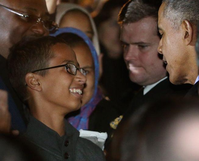 Ahmed Mohamed l-a întâlnit pe Barack Obama la Noaptea Astronomiei de la Casa Albă FOTO 336775