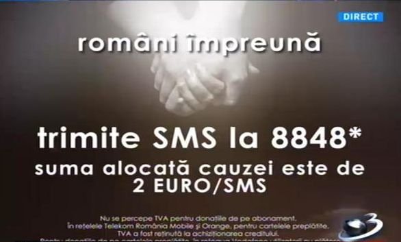 Teledonul Români Împreună. Românii au donat 1.000.000 de euro pentru victimele tragediei de la Colectiv