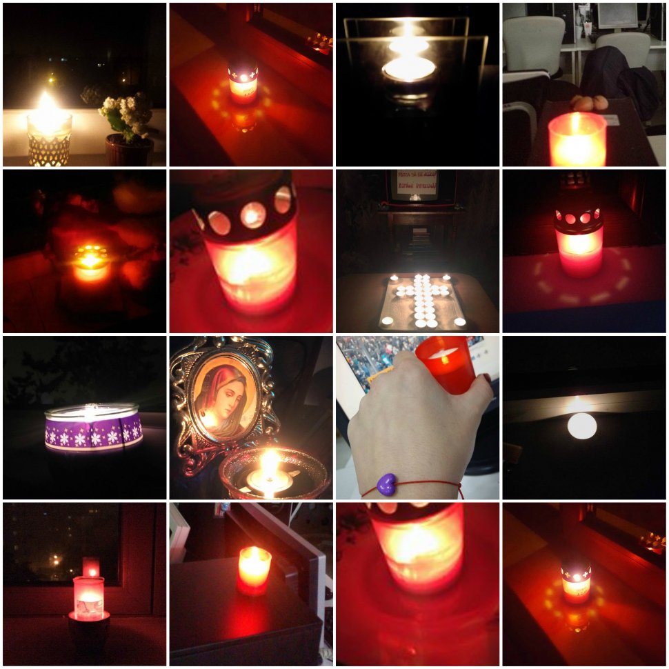 O candelă pentru victimele de la Colectiv. Imagini de la telespectatorii Antena 3