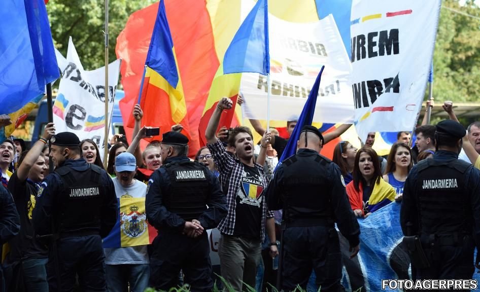 Marş pentru unirea Republicii Moldova cu România, duminică, la Chişinău