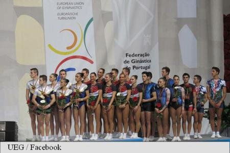 Gimnastică aerobică: România a cucerit aurul pe echipe la Europenele din Portugalia