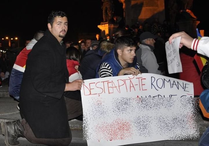 Mesajul tulburător care a apărut în timpul protestului de ieri seară, la Ploieşti