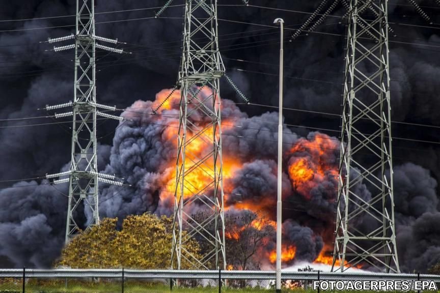 Explozie puternică într-o zonă industrială din Olanda