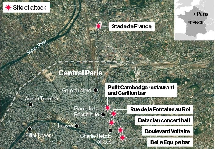 Ipoteză şocantă în cadrul atacurilor de la Paris: Au dat greş. Care era adevărata ţintă a teroriştilor