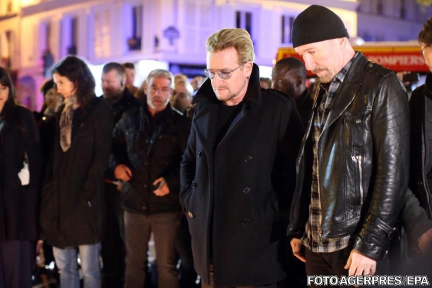 Gest impresionant făcut de trupa U2, după atentatele de la Paris