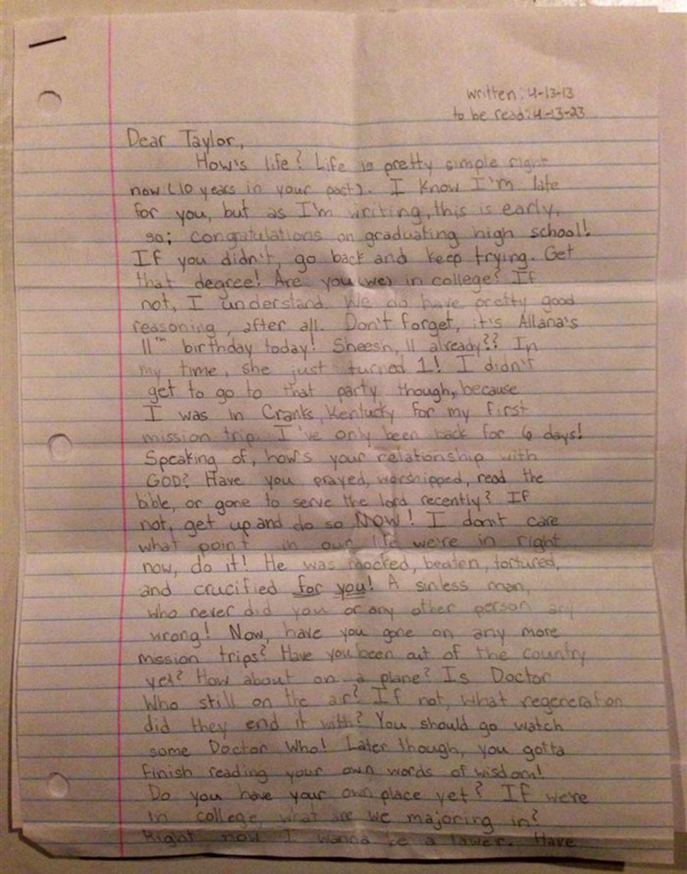 A scris o scrisoare care nu trebuia deschisă până în 2023 și a murit. Ce au descoperit părinții care nu au urmat instrucțiunile și au deschis plicul 344565