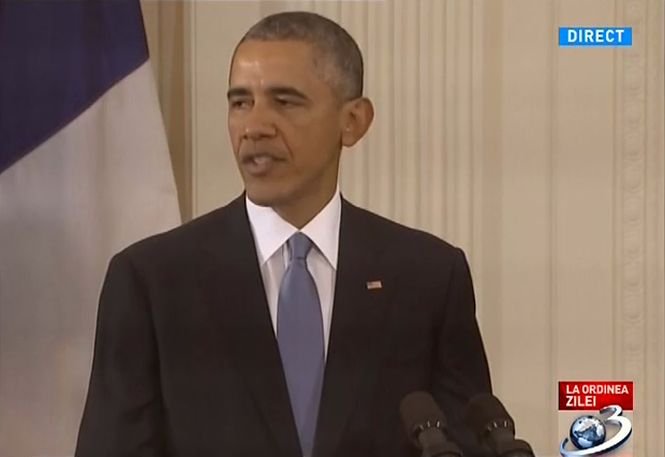 Obama, întâlnire cu preşedintele Franţei după atentate: Va trebui să distrugem ISIS împreună
