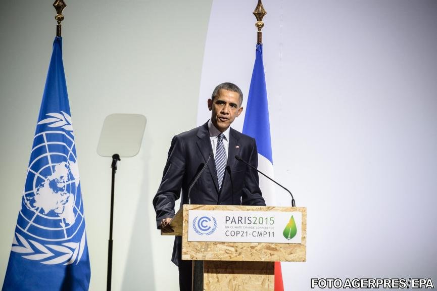 Ce a păţit Obama în timpul discursului de la summitul de mediu. Toată lumea a crezut că nu se mai sfârșește