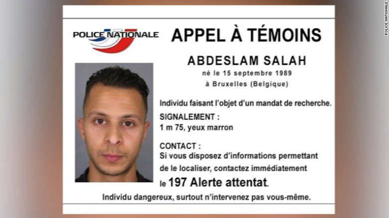 Unde se ascunde Salah Abdeslam, islamistul căutat după atentatele de la Paris