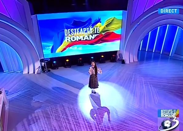 Imnul Naţional al României, în deschiderea Ediţiei Speciale de 1 Decembrie, de la Antena 3