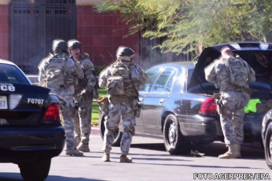 Imaginile groazei! Un supraviețuitor al atacului din San Bernardino a filmat momentul evacuării din clădirea luată cu asalt