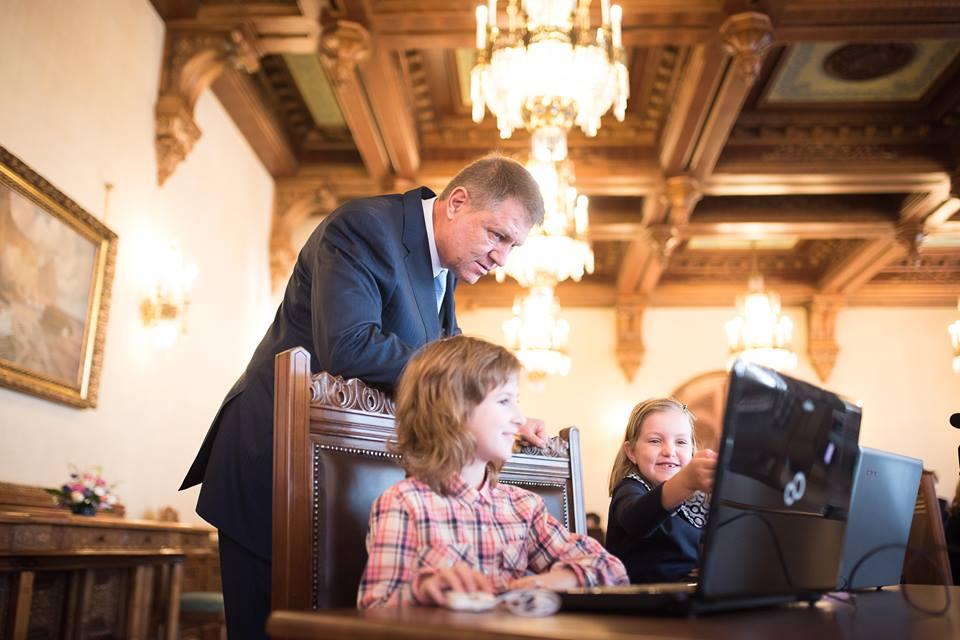 Reacția minunată a unui copil atunci când l-a văzut pe Klaus Iohannis 347129