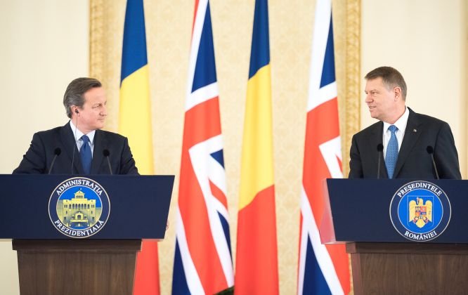 Klaus Iohannis, după întâlnirea cu Cameron: Dimensiunea militară și de securitate a cooperării bilaterale joacă un rol major