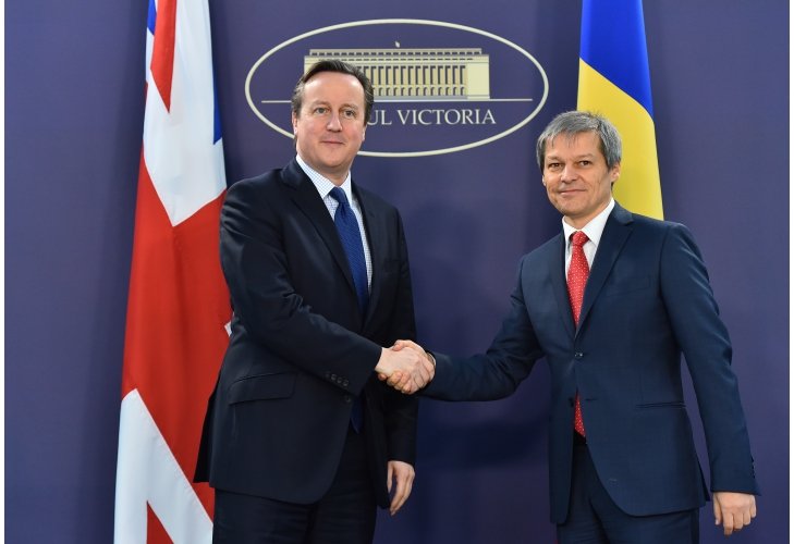 Cum descrie presa britanică vizita premierului David Cameron în România