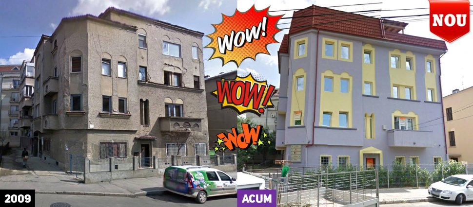 Cum a fost renovat un bloc din anii '30, în Bucureşti. „Uite ce culori frumoase are acum”