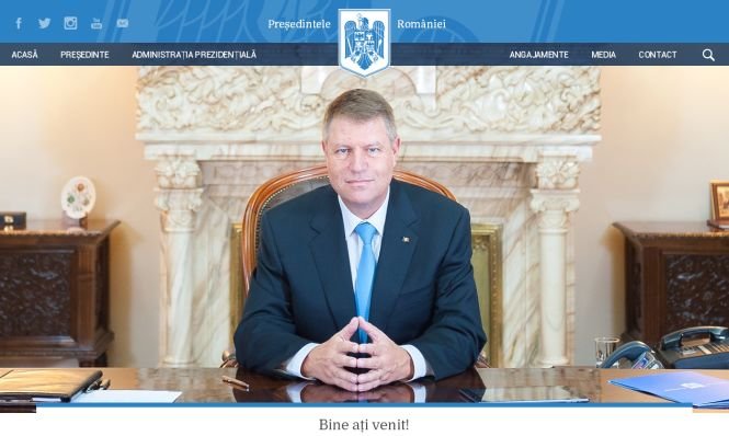 Preşedintele Klaus Iohannis a mai făcut un pas. Administraţia Prezidenţială are un nou site